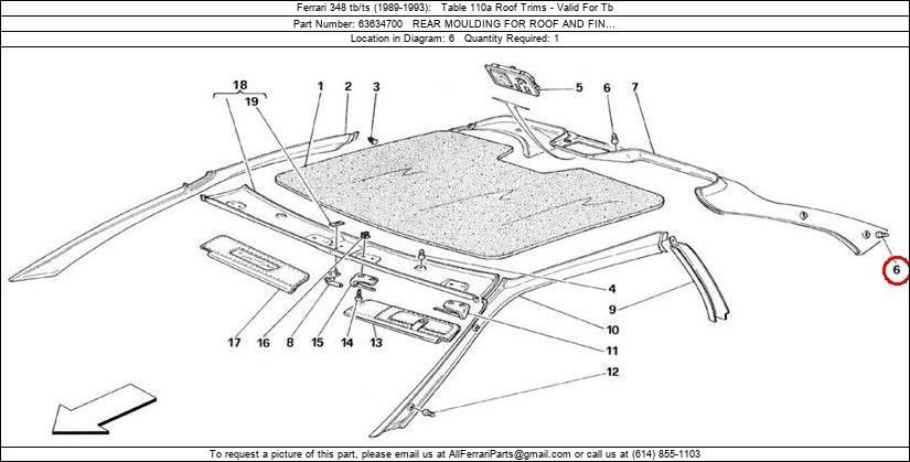 Ferrari Part 63634700