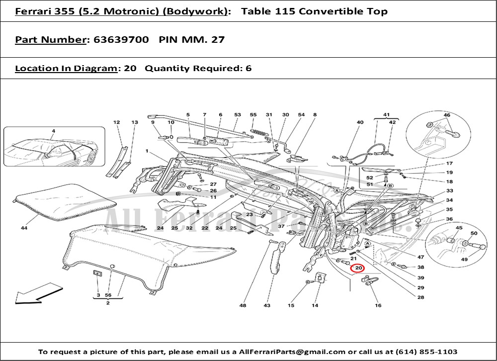 Ferrari Part 63639700