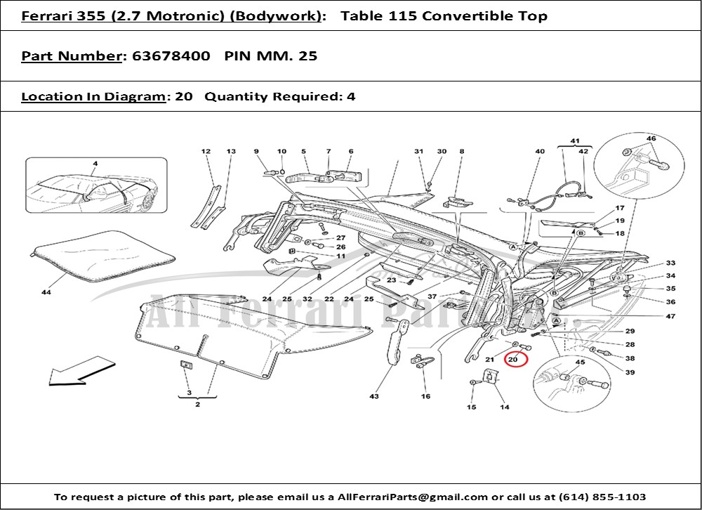 Ferrari Part 63678400