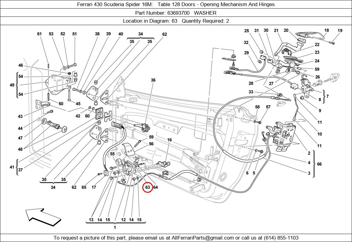 Ferrari Part 63693700