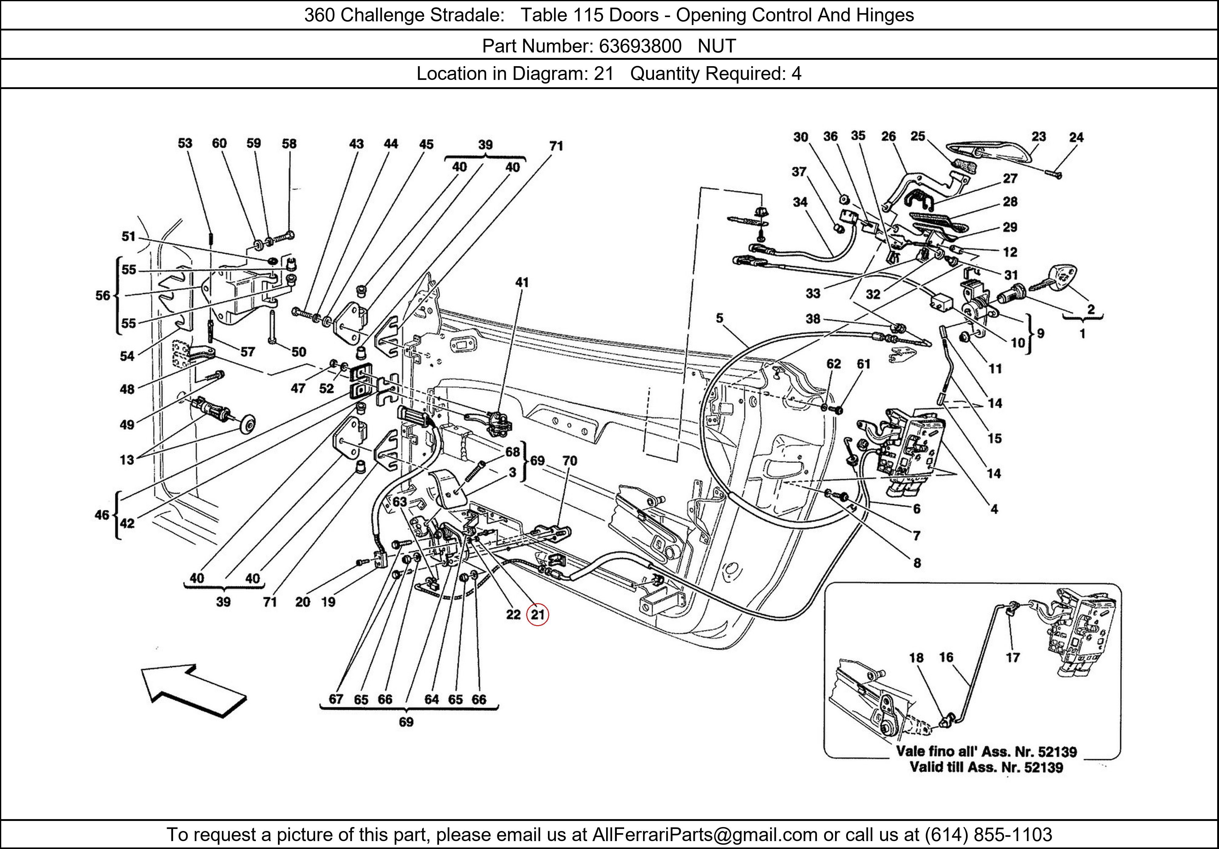 Ferrari Part 63693800