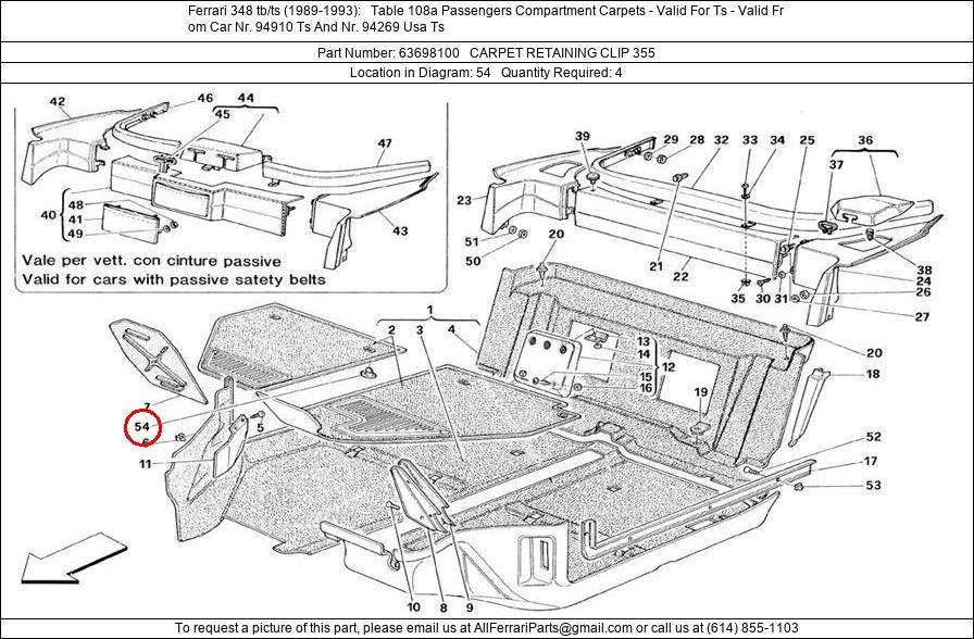 Ferrari Part 63698100