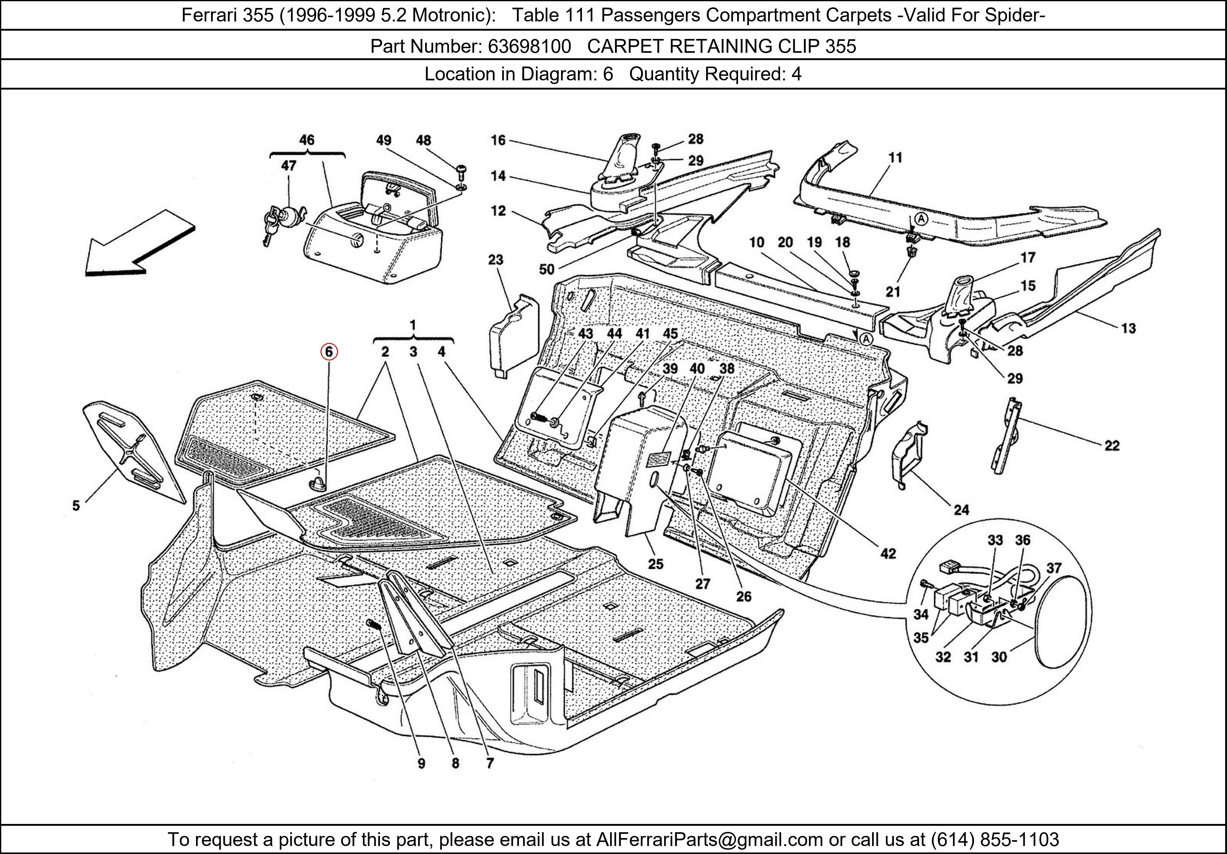 Ferrari Part 63698100