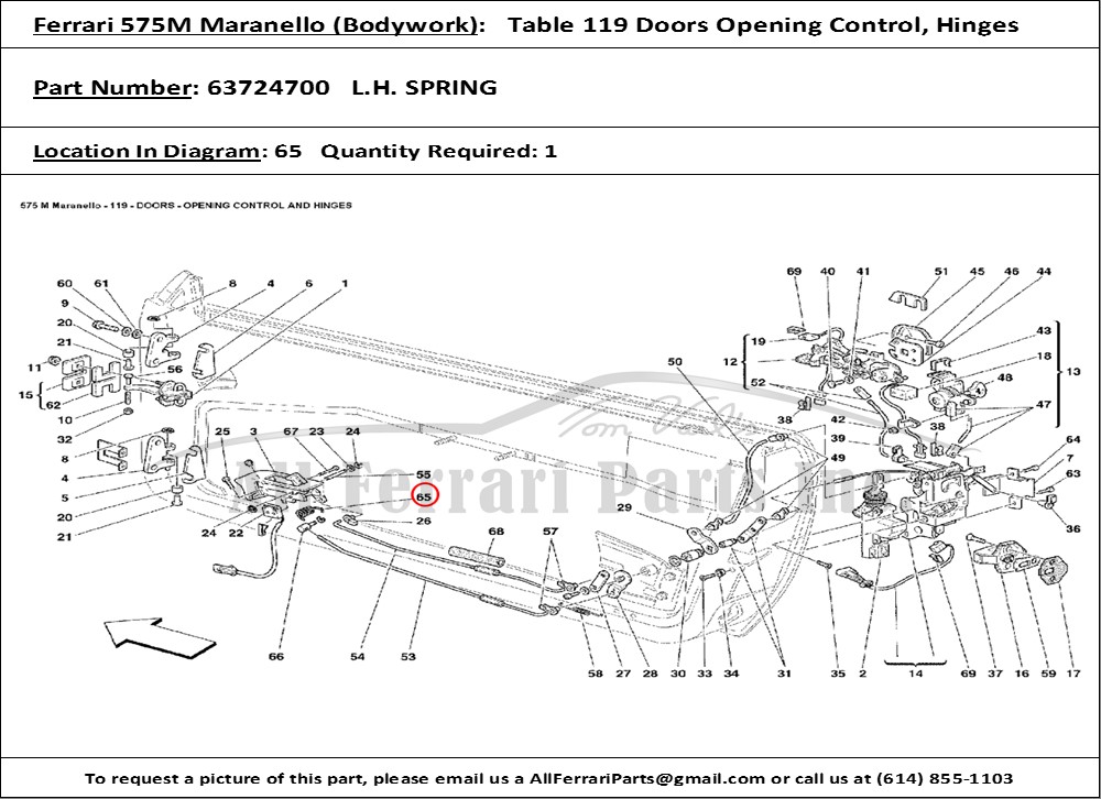 Ferrari Part 63724700