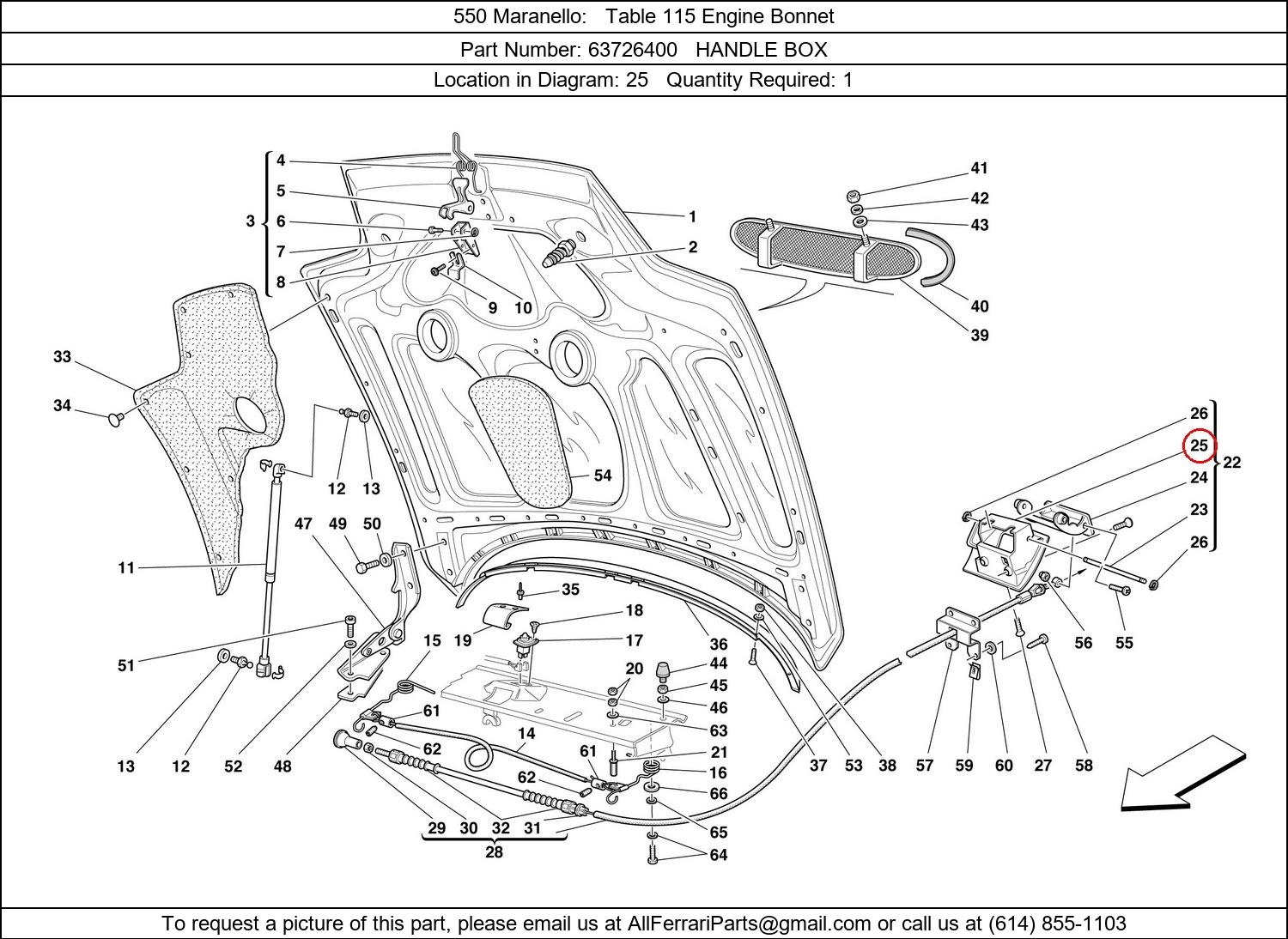 Ferrari Part 63726400