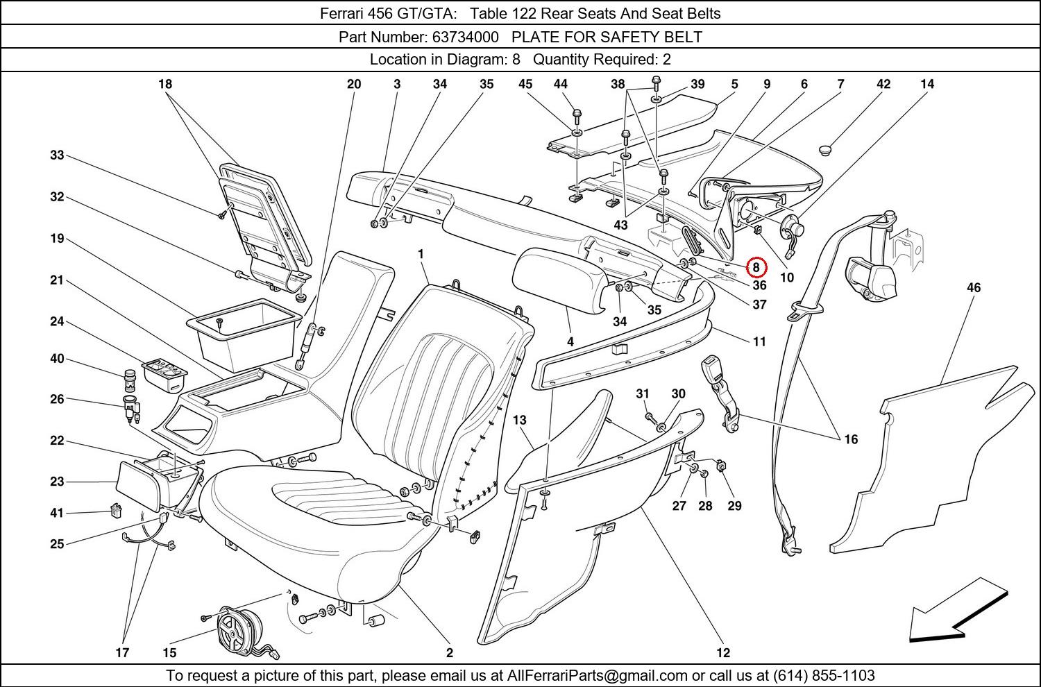 Ferrari Part 63734000