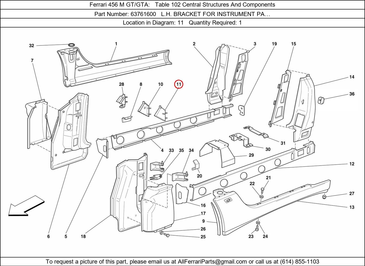 Ferrari Part 63761600