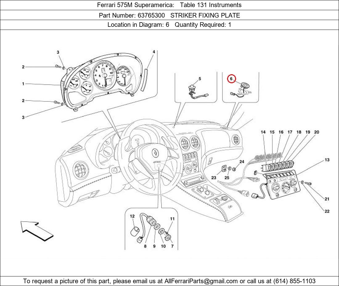 Ferrari Part 63765300