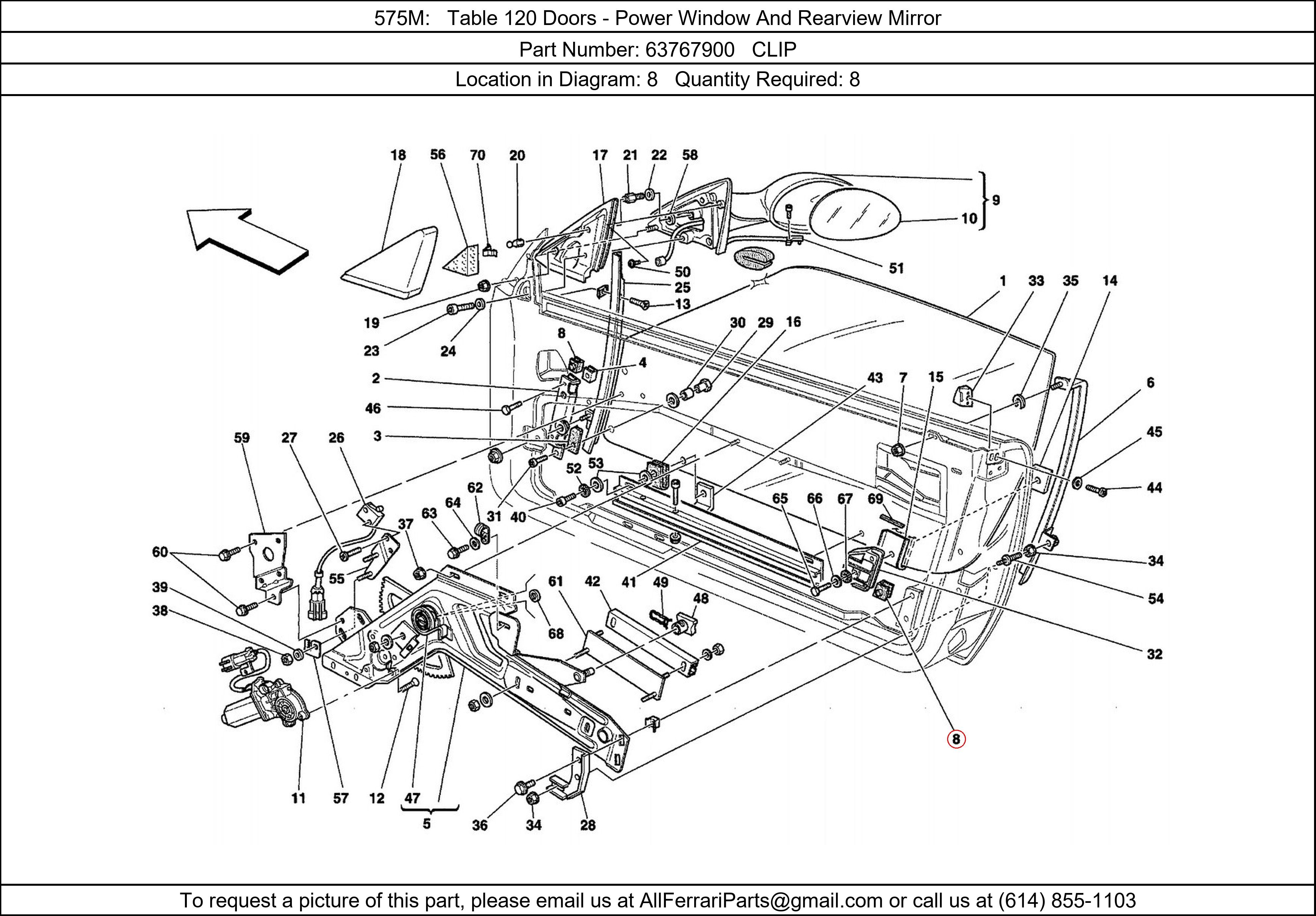 Ferrari Part 63767900