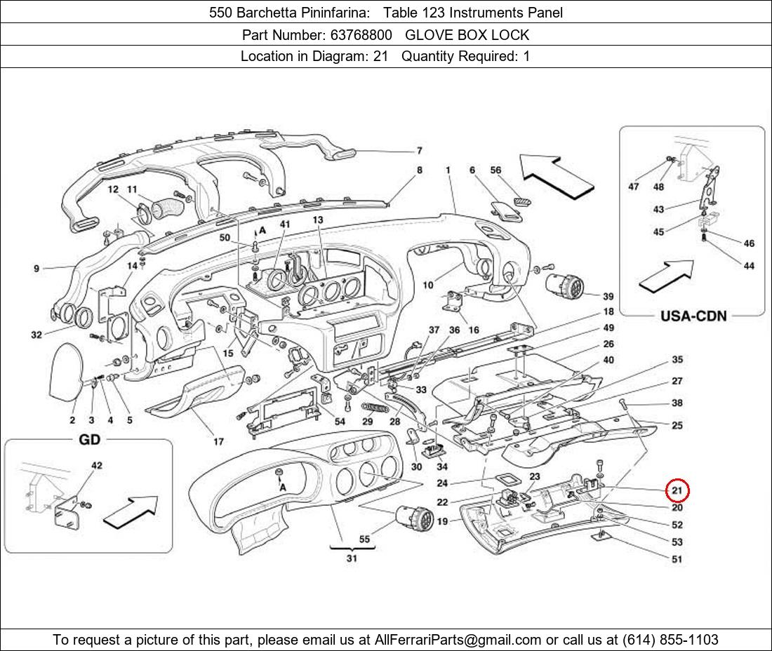 Ferrari Part 63768800