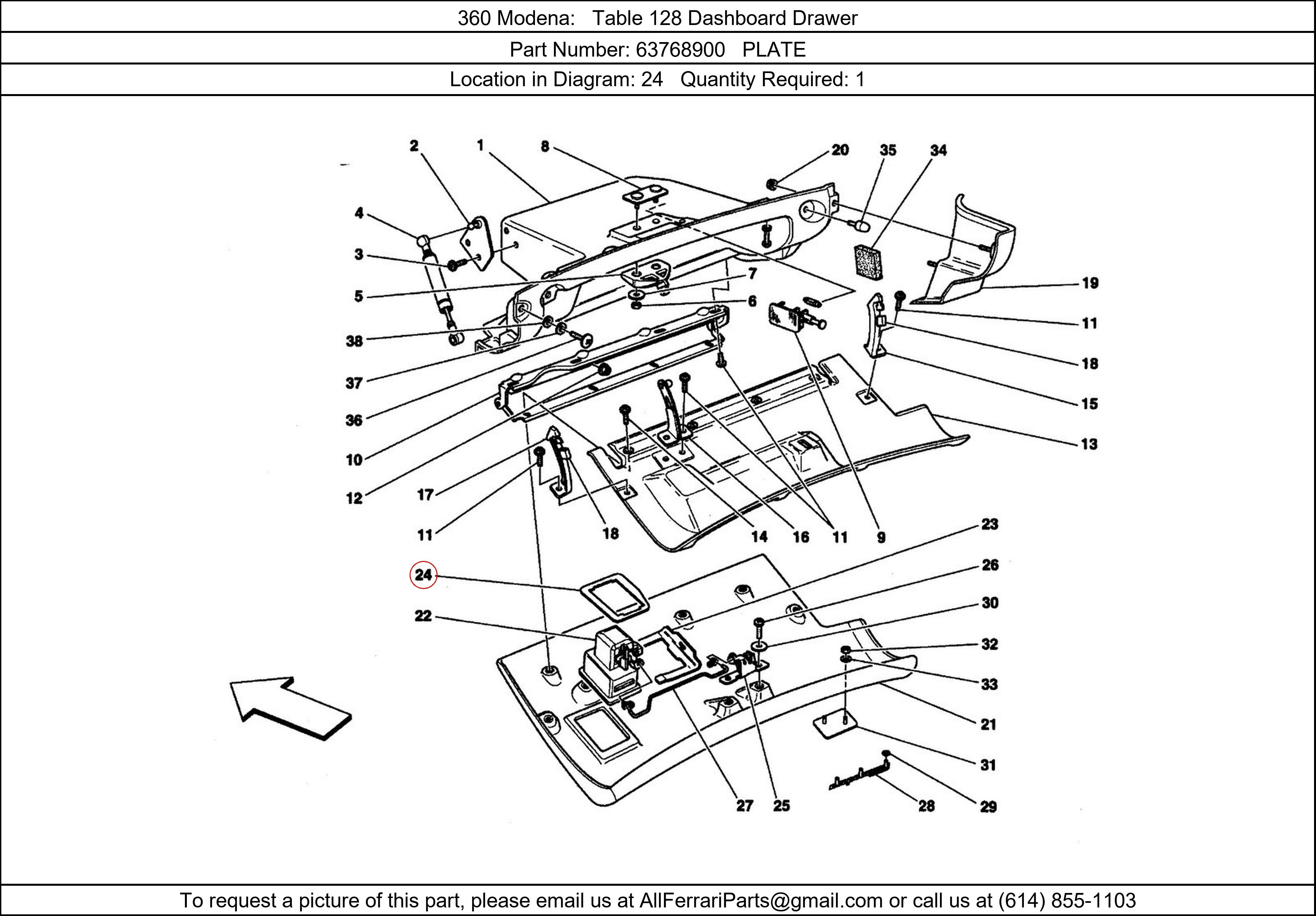 Ferrari Part 63768900