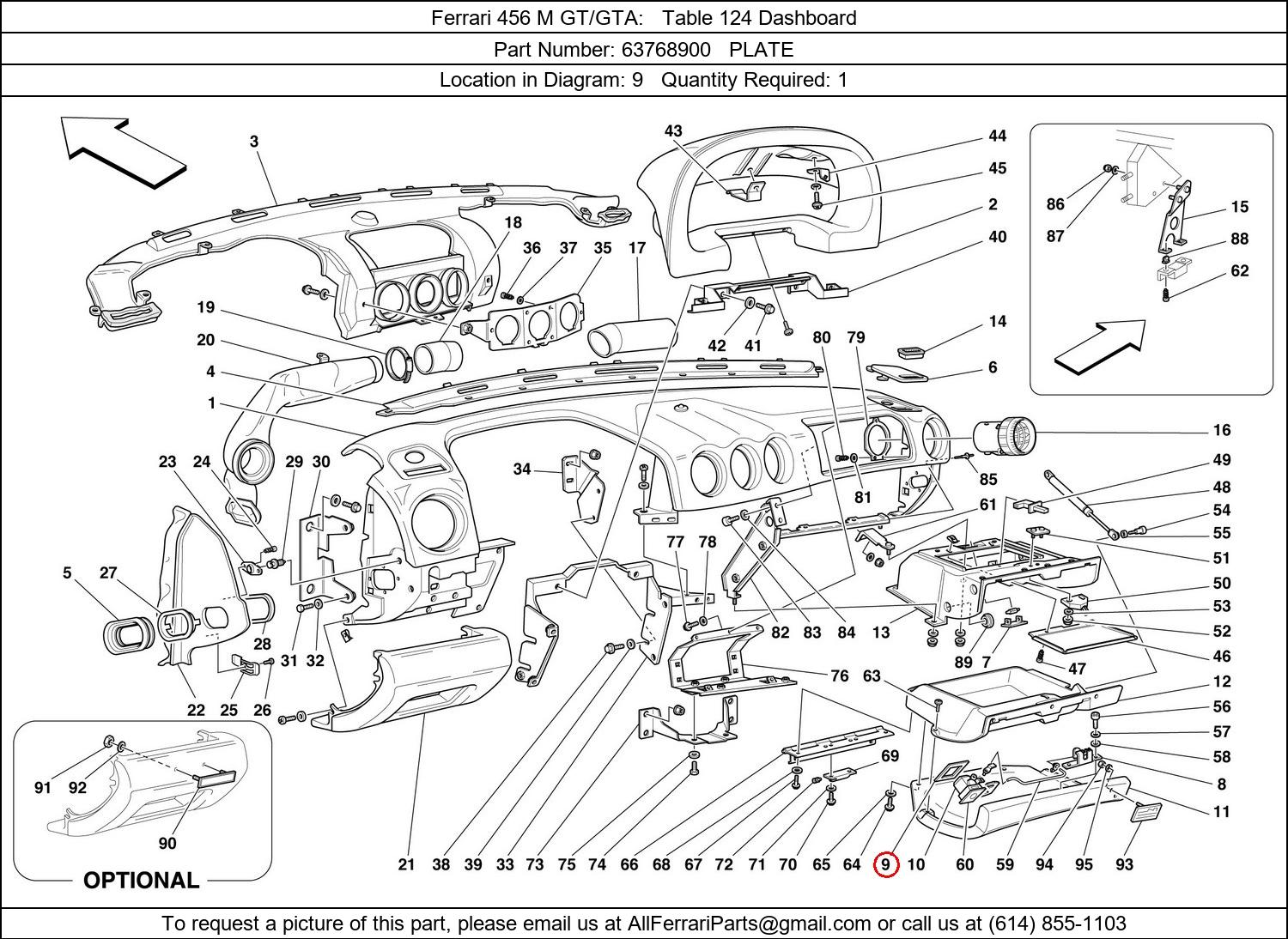 Ferrari Part 63768900