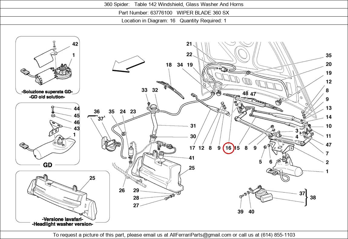 Ferrari Part 63776100