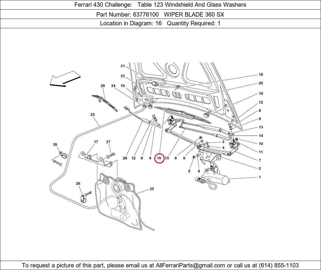 Ferrari Part 63776100