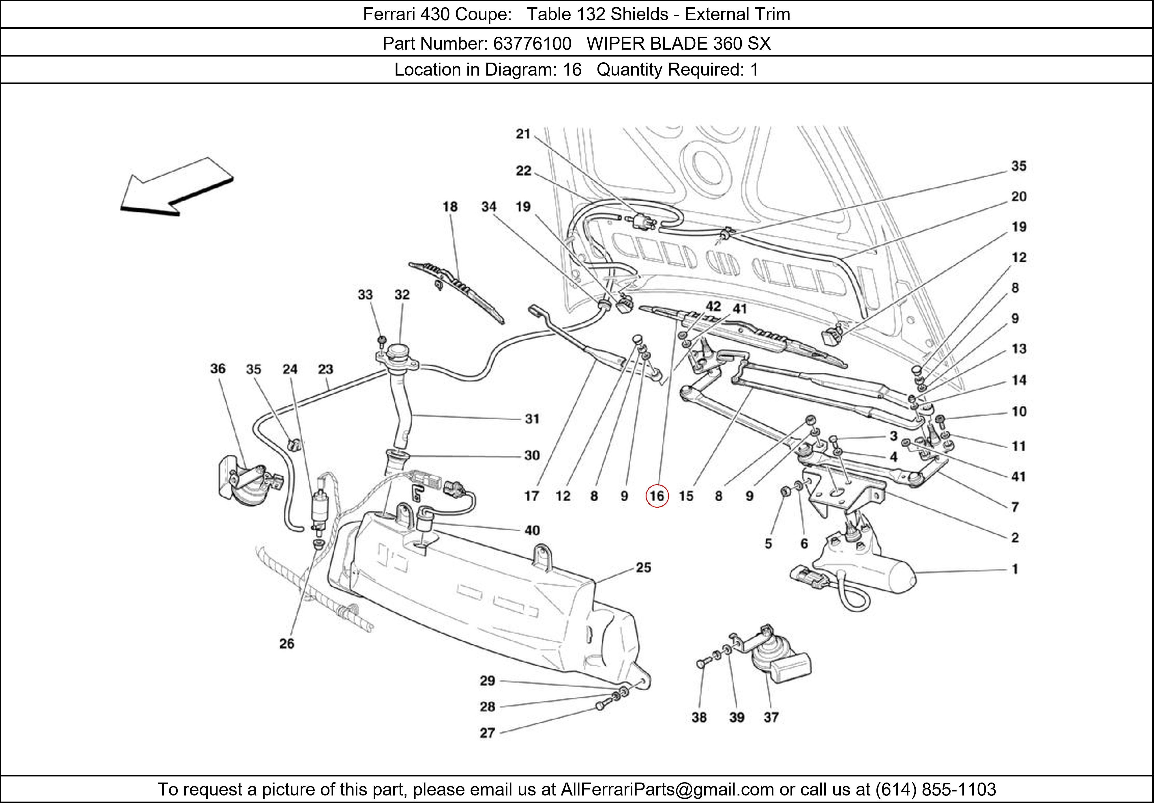 Ferrari Part 63776100