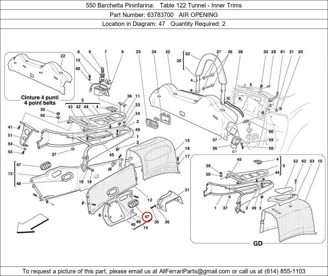 Ferrari Part 63783700