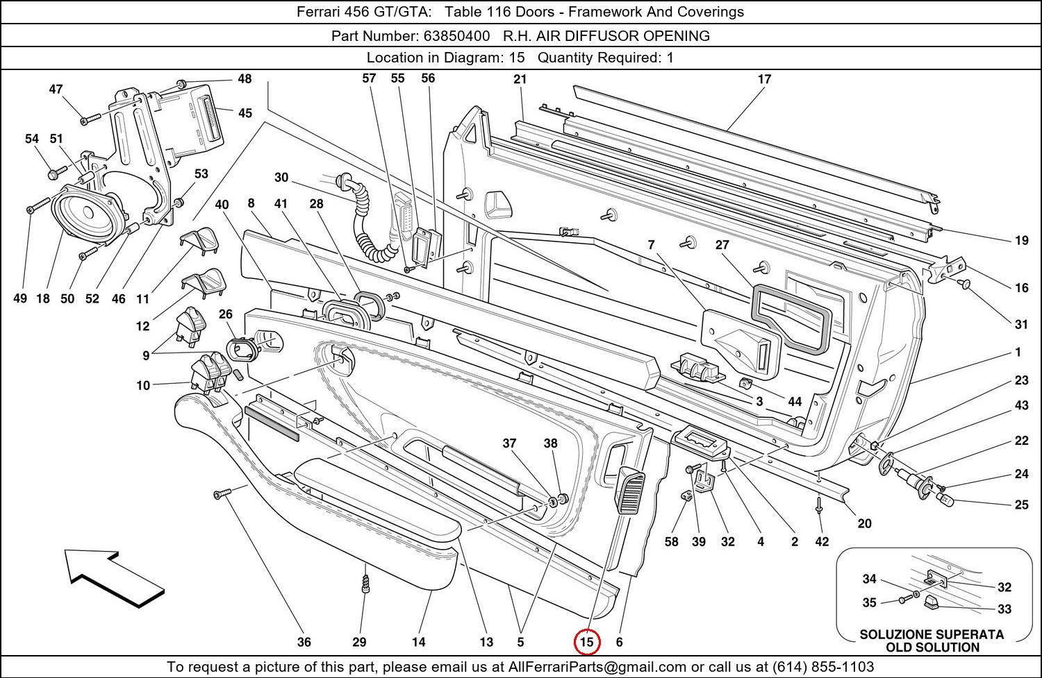 Ferrari Part 63850400