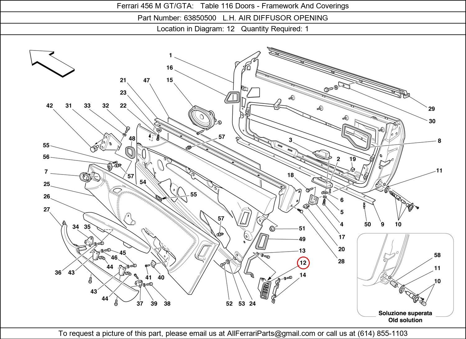 Ferrari Part 63850500