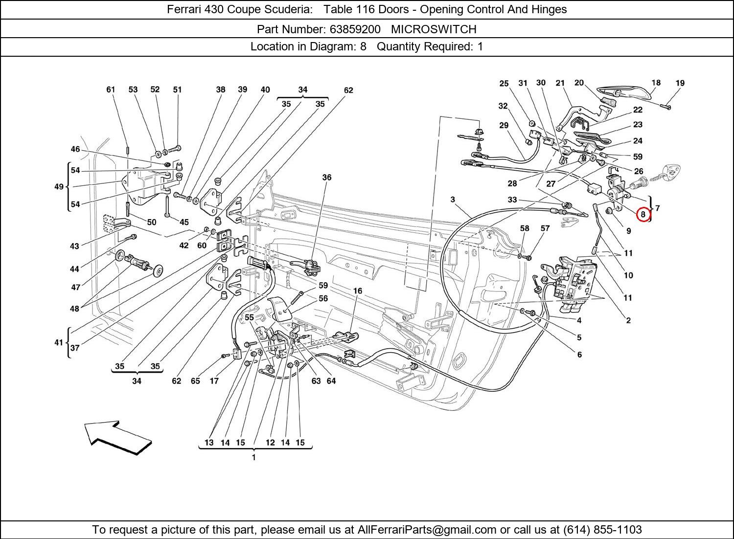 Ferrari Part 63859200