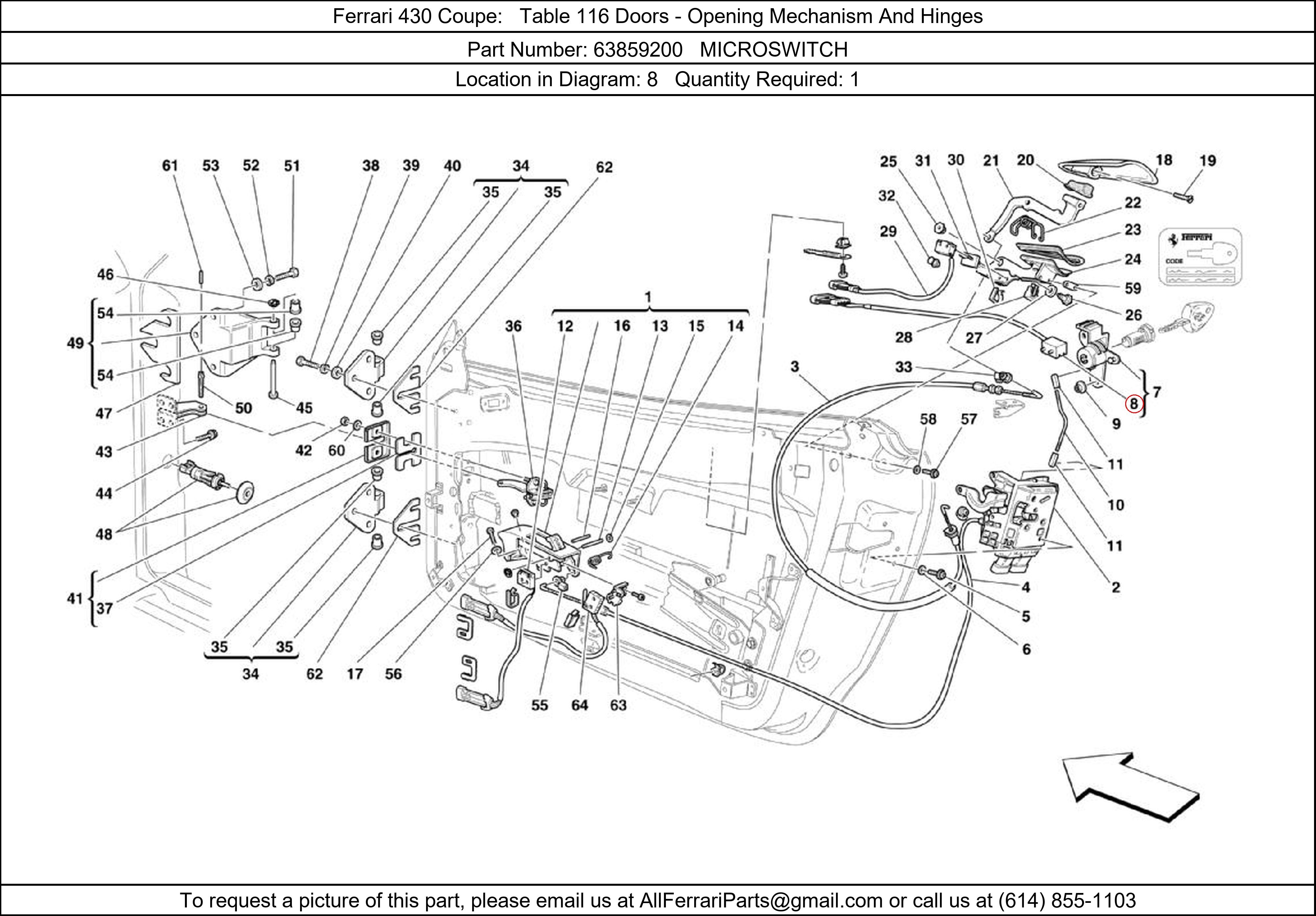 Ferrari Part 63859200