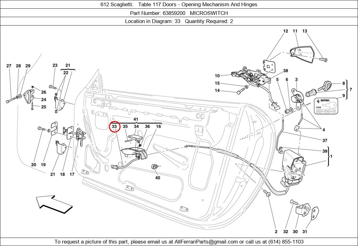 Ferrari Part 63859200