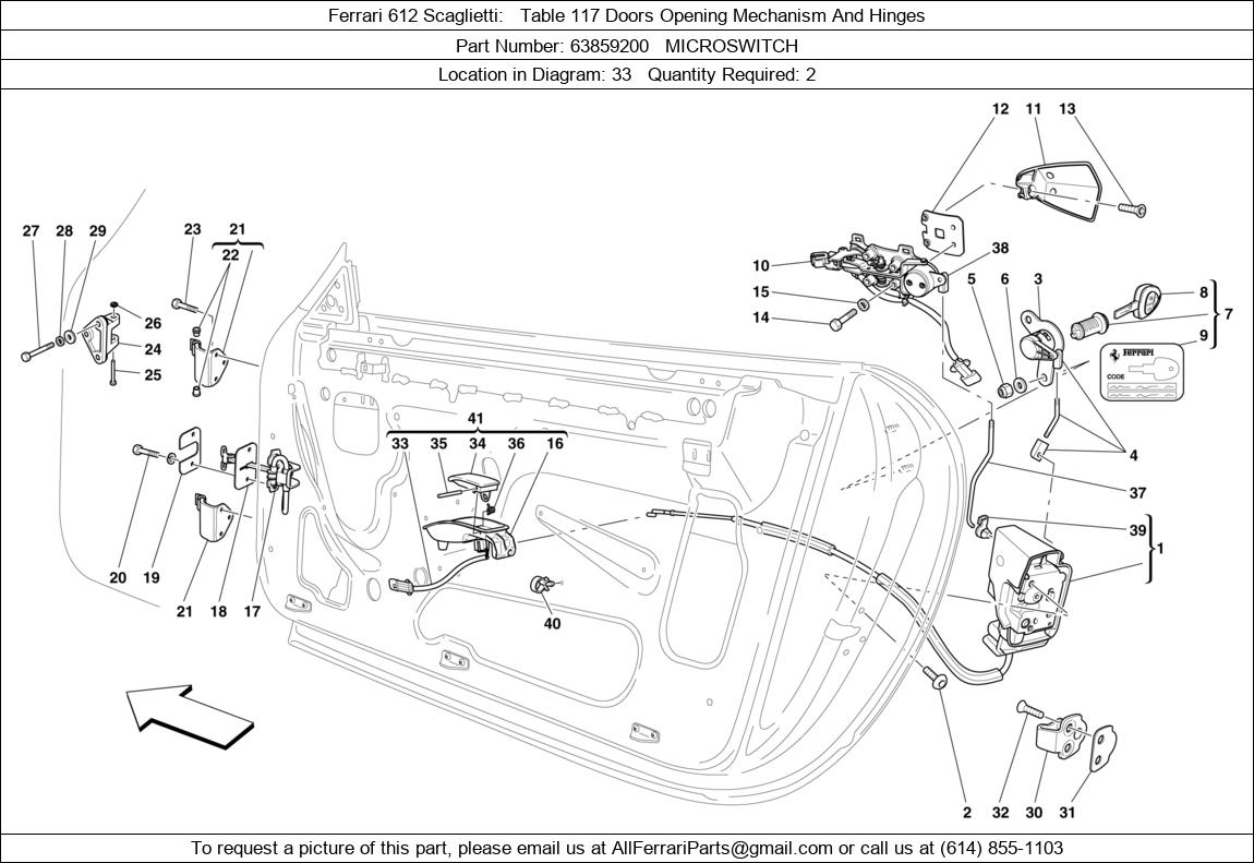 Ferrari Part 63859200