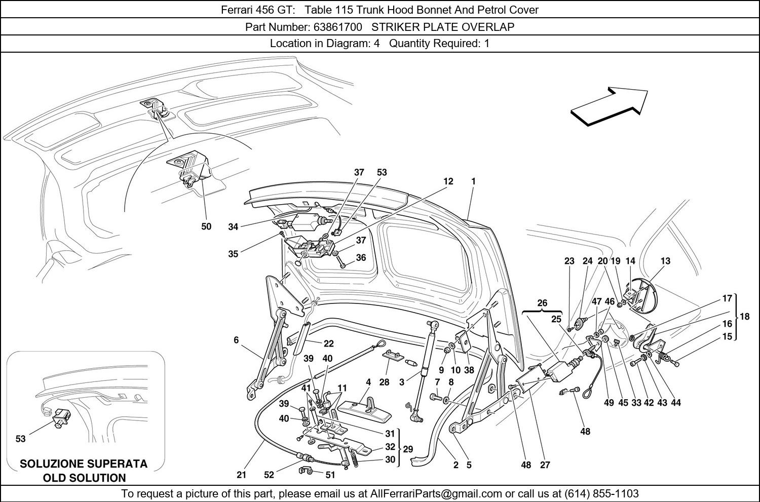 Ferrari Part 63861700