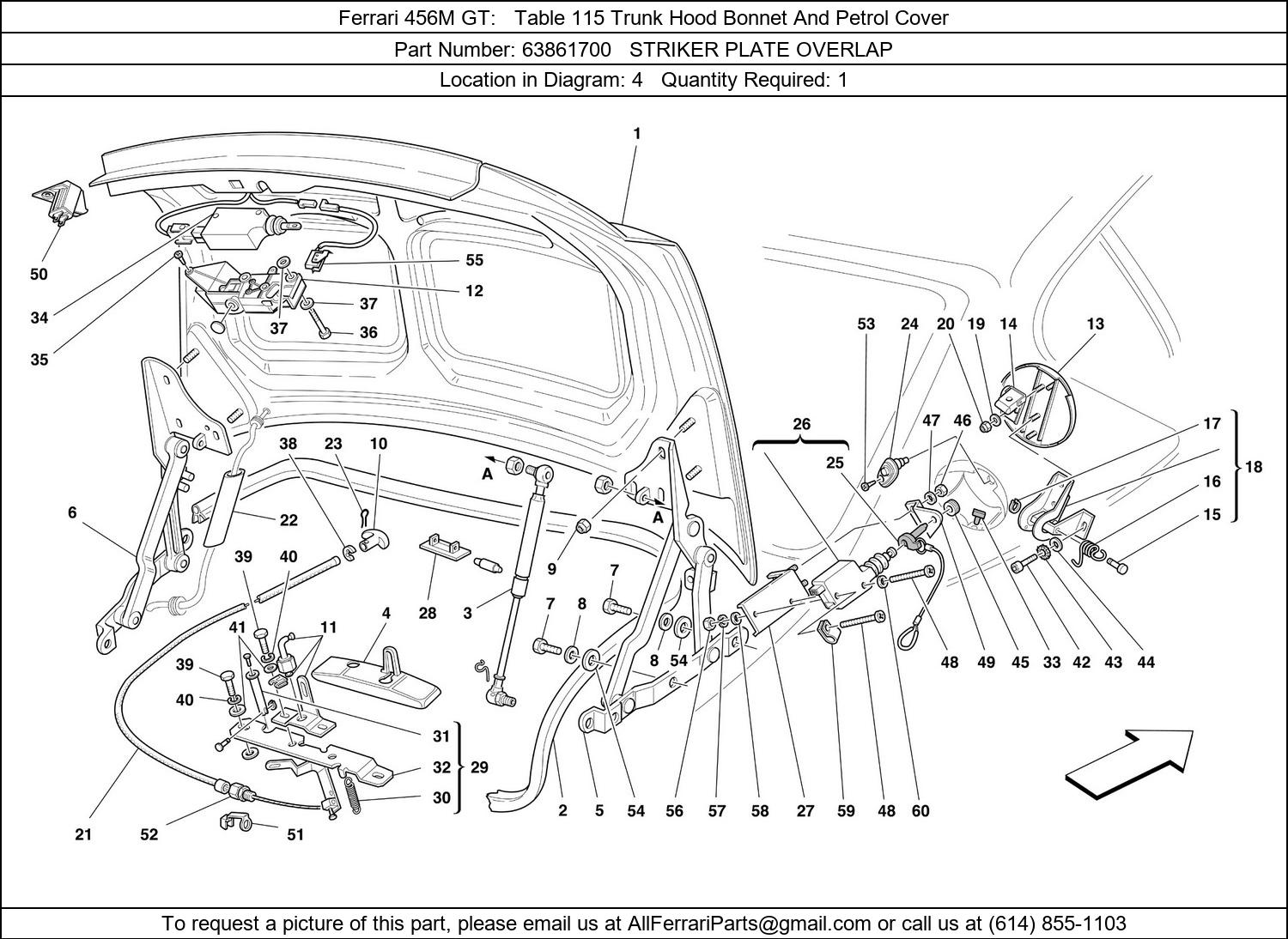 Ferrari Part 63861700