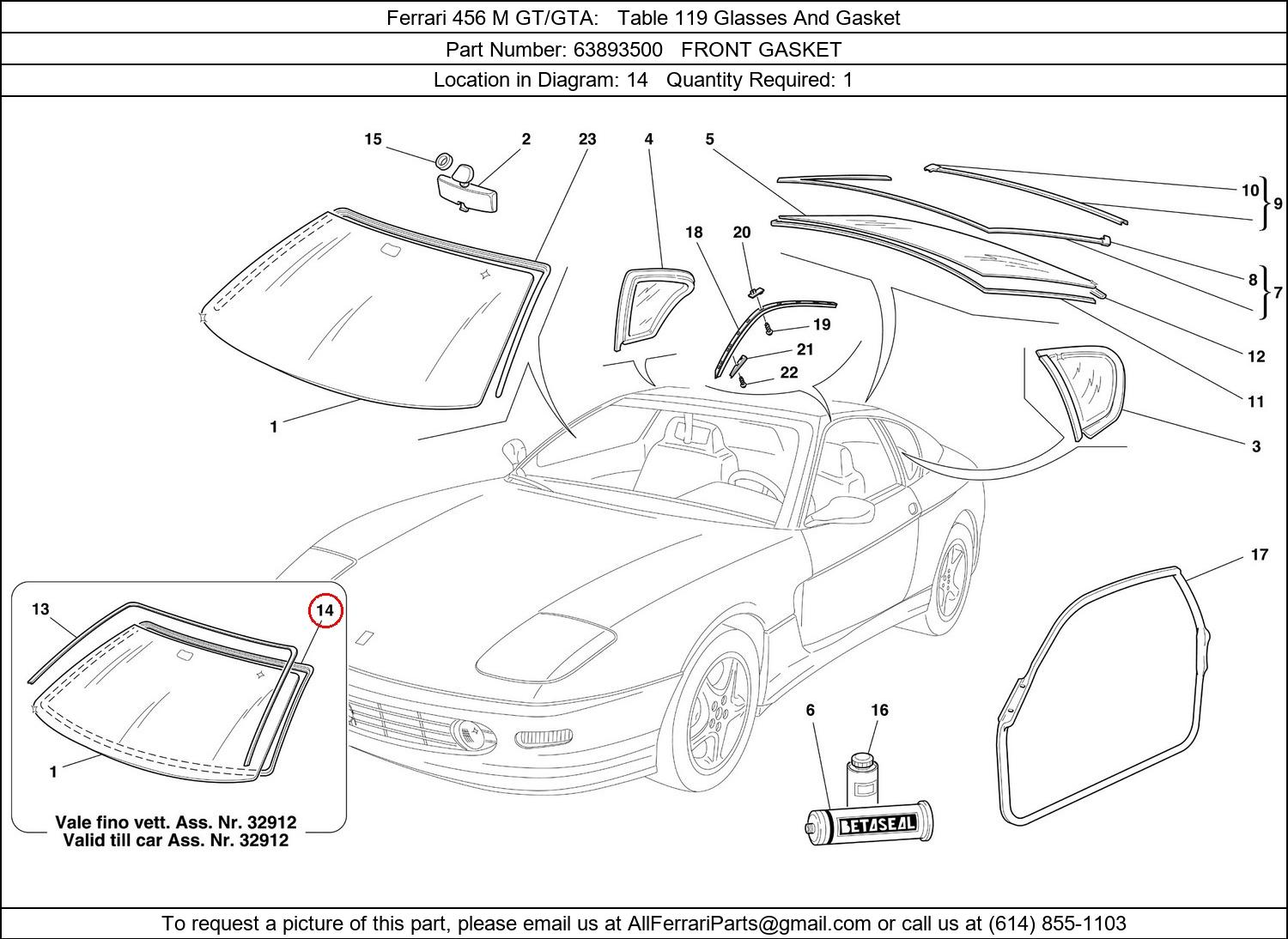 Ferrari Part 63893500