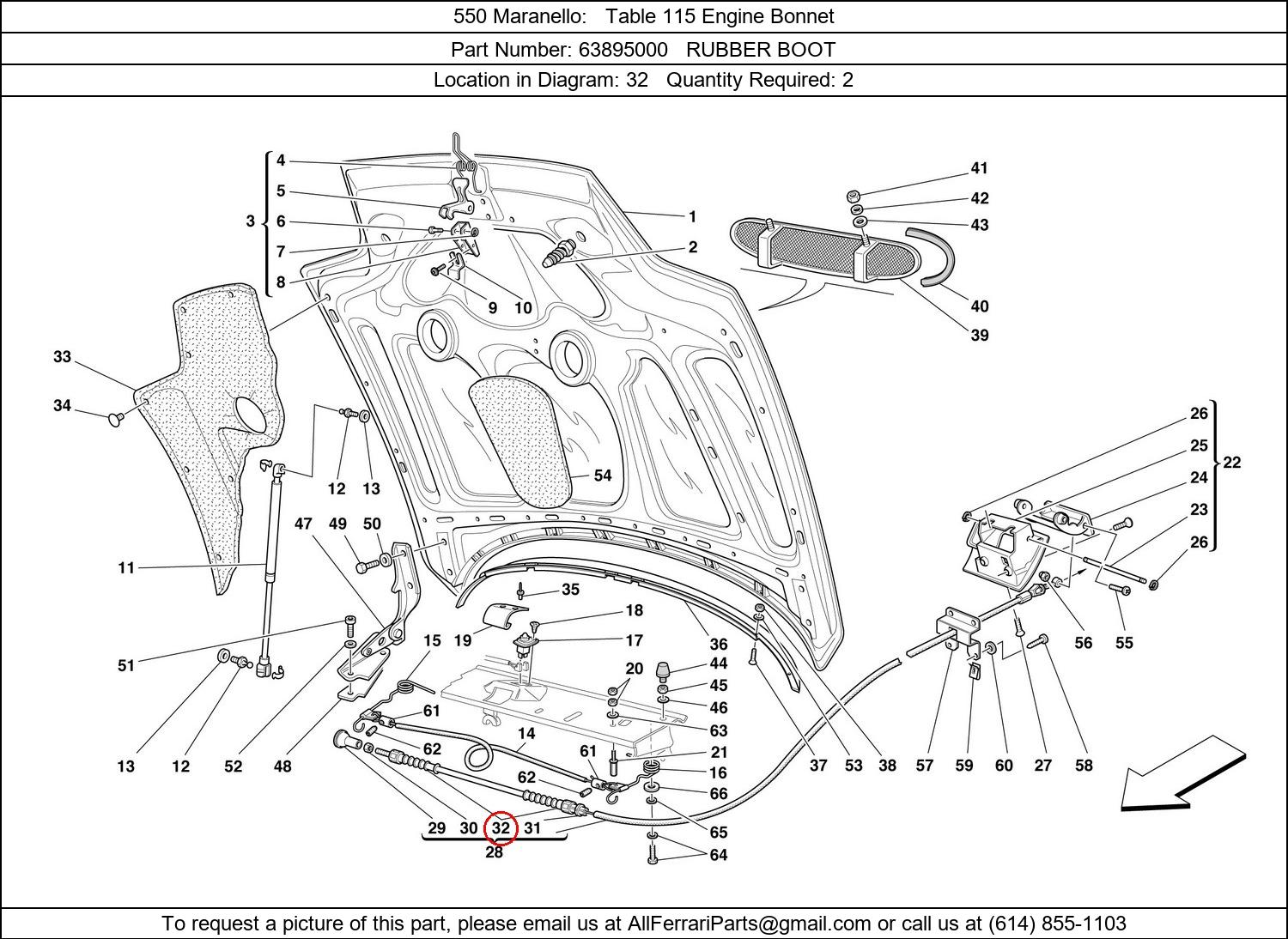 Ferrari Part 63895000