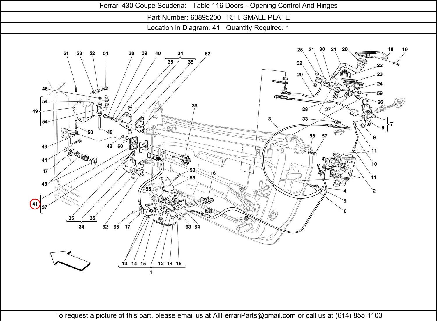 Ferrari Part 63895200