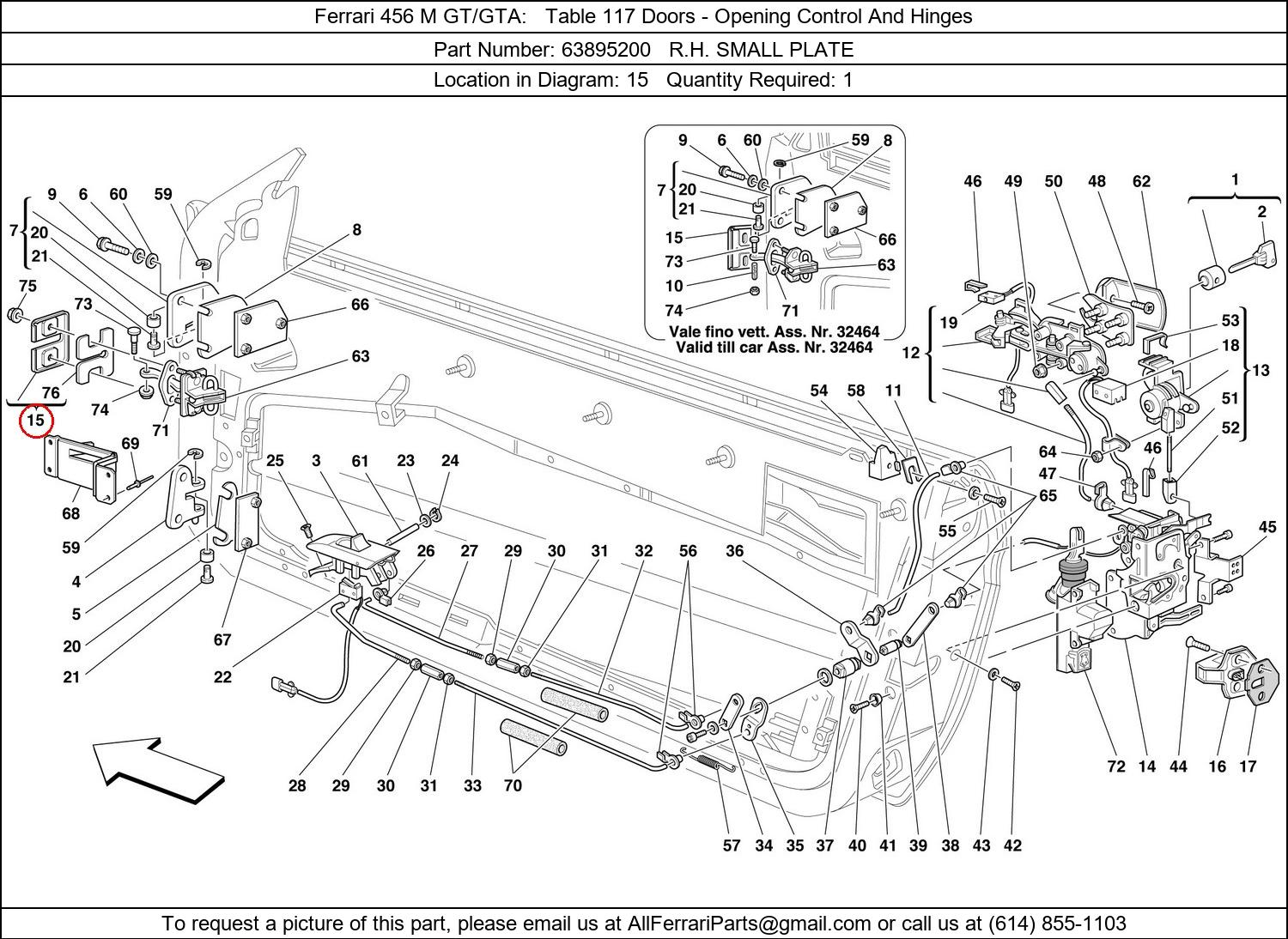 Ferrari Part 63895200