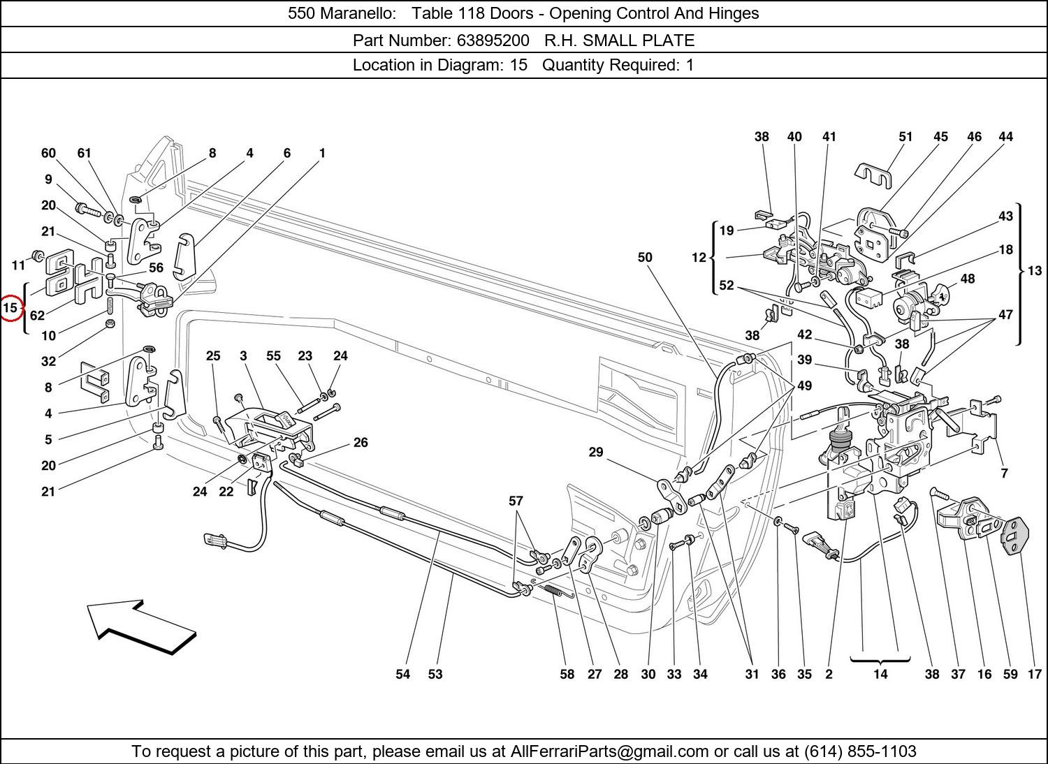 Ferrari Part 63895200