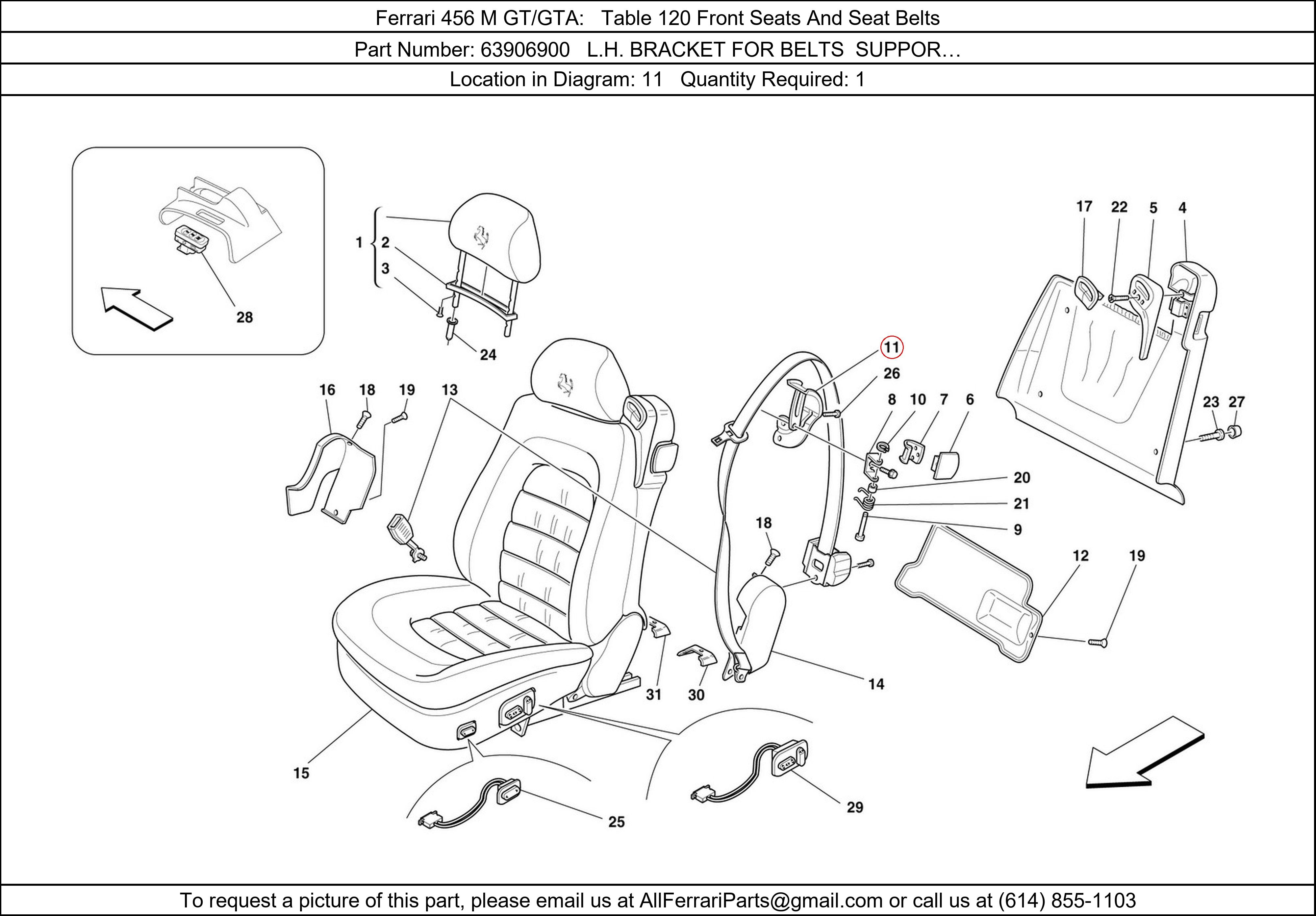 Ferrari Part 63906900