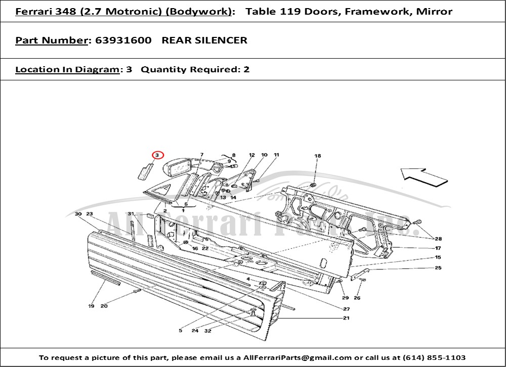 Ferrari Part 63931600