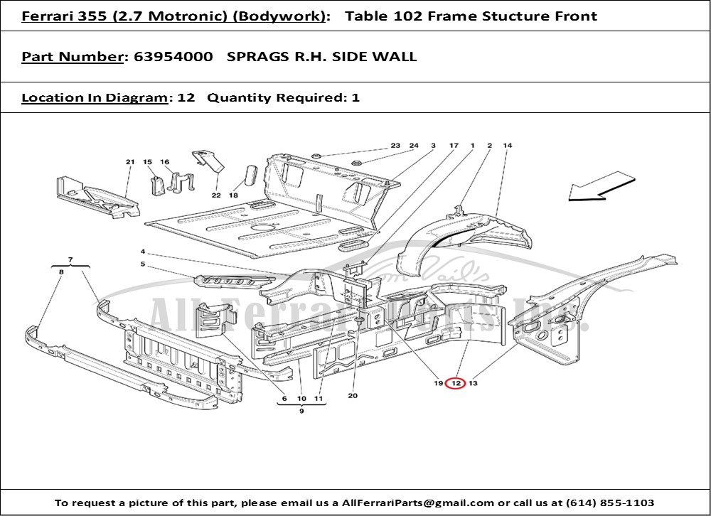 Ferrari Part 63954000