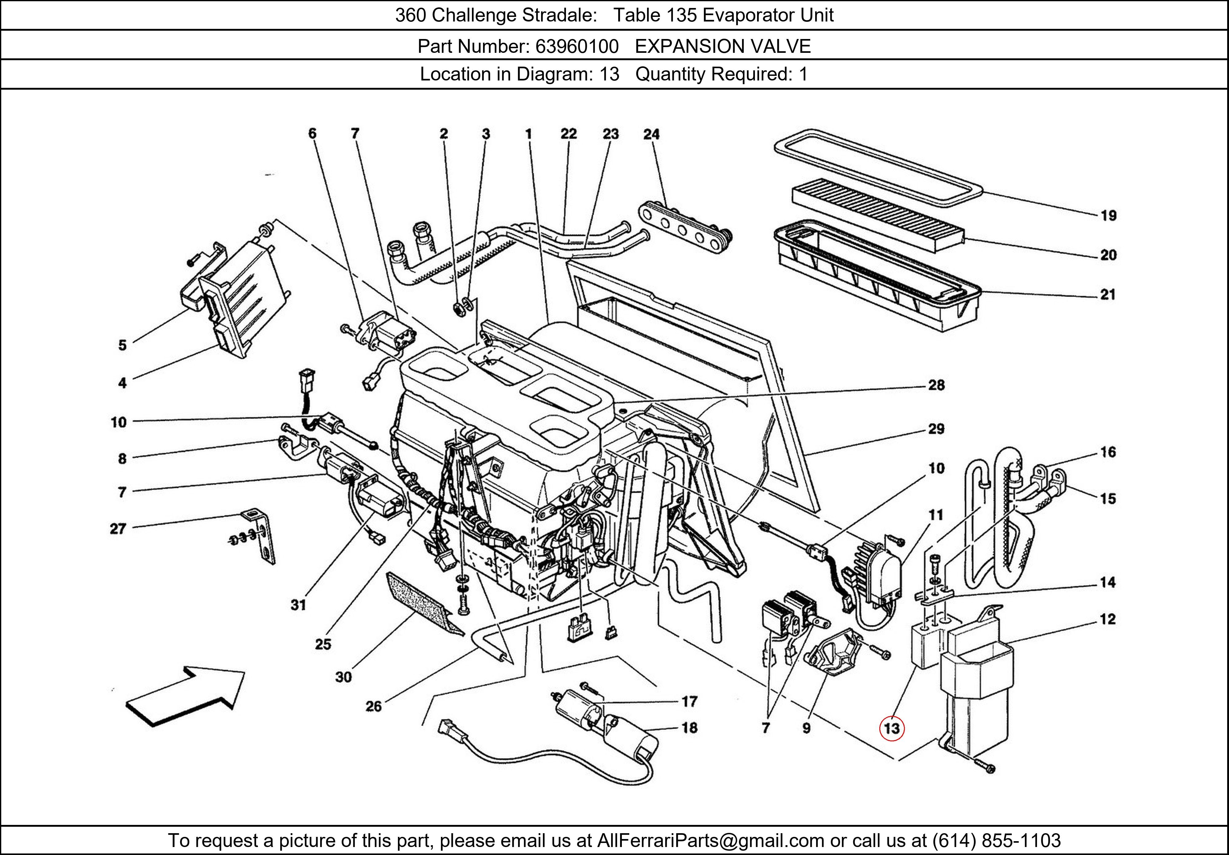 Ferrari Part 63960100