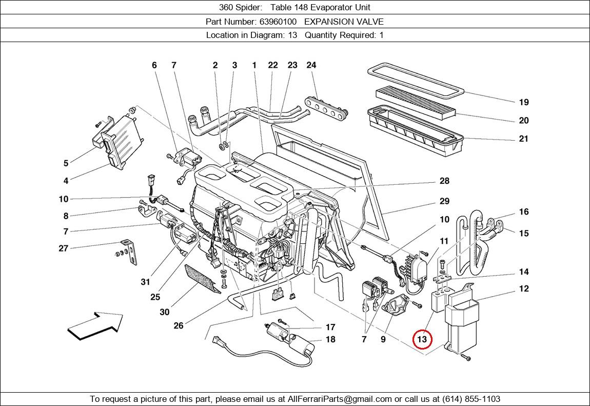 Ferrari Part 63960100