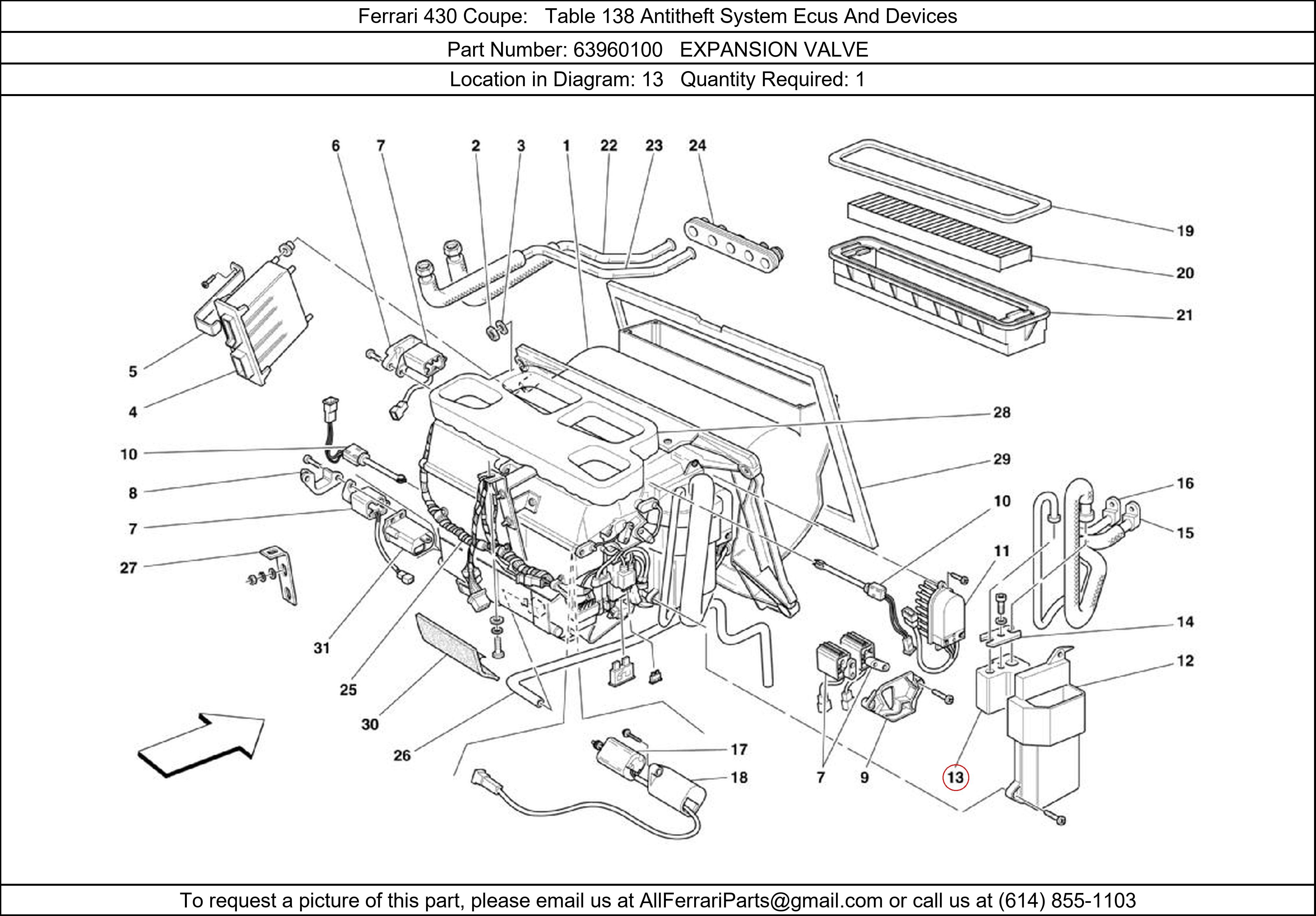 Ferrari Part 63960100