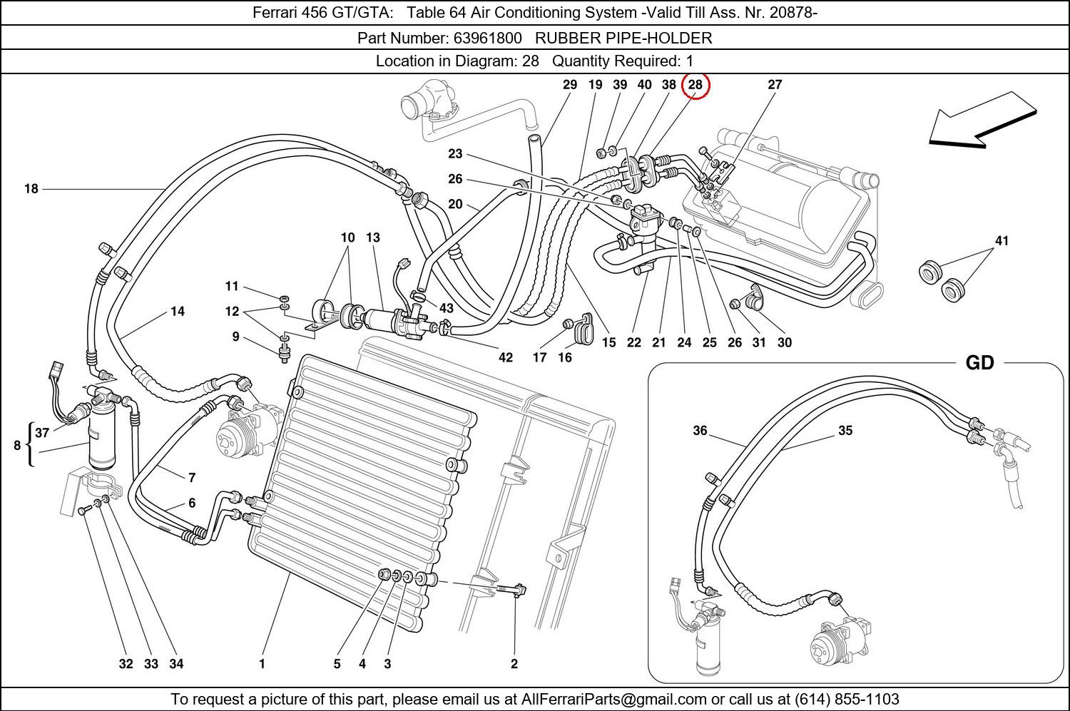 Ferrari Part 63961800