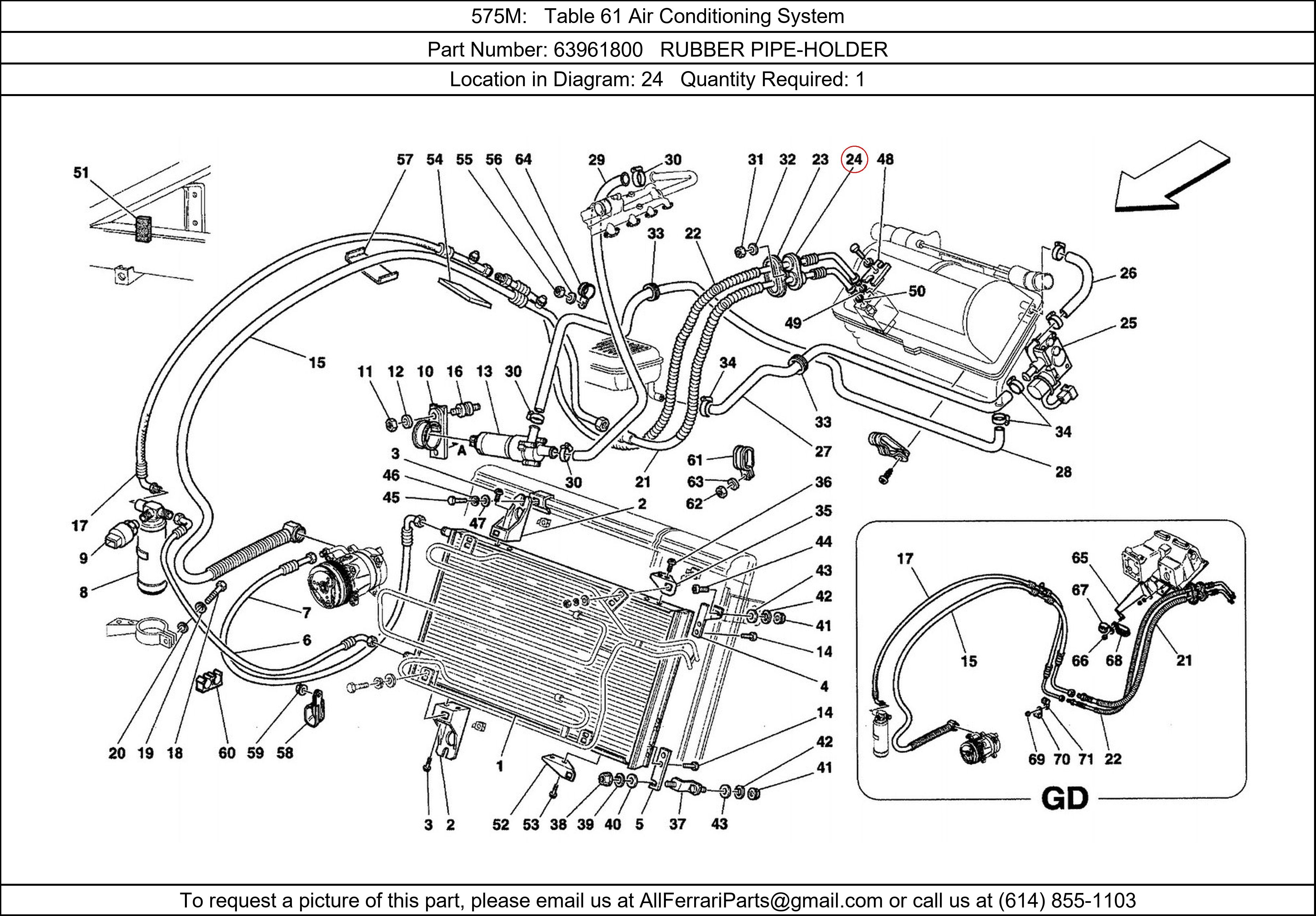 Ferrari Part 63961800