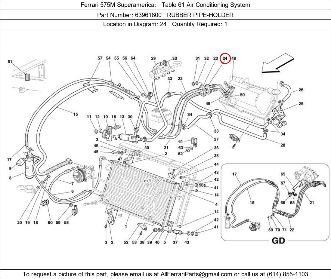 Ferrari Part 63961800