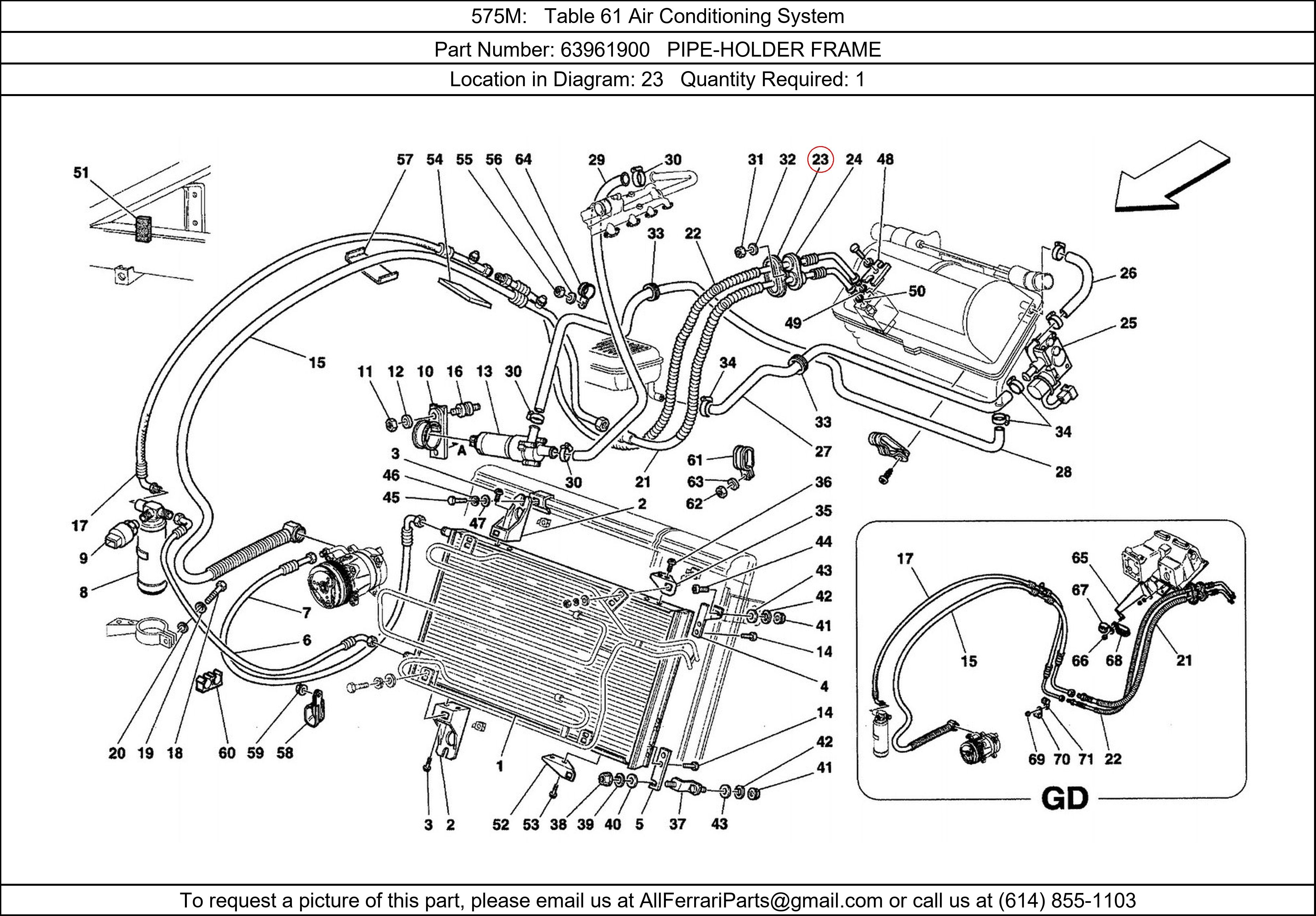 Ferrari Part 63961900