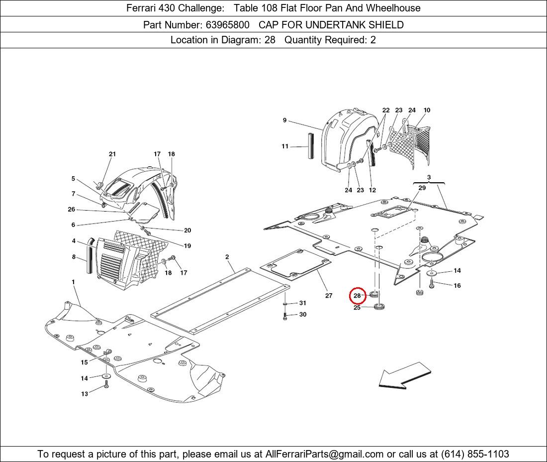 Ferrari Part 63965800