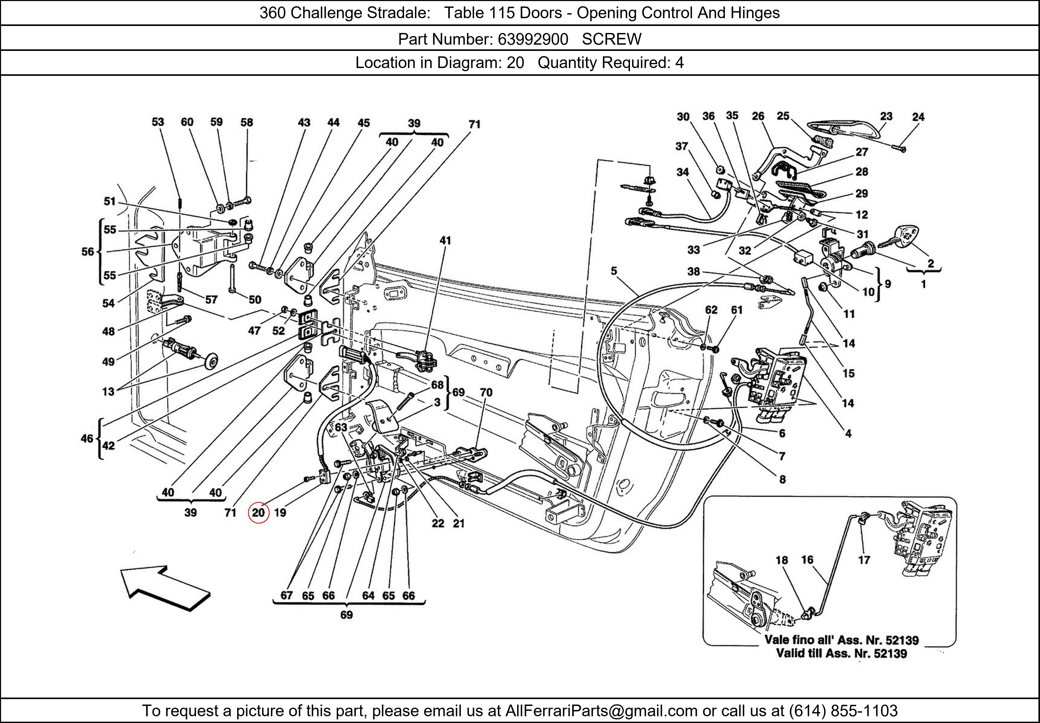 Ferrari Part 63992900