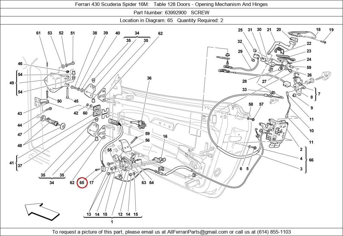 Ferrari Part 63992900