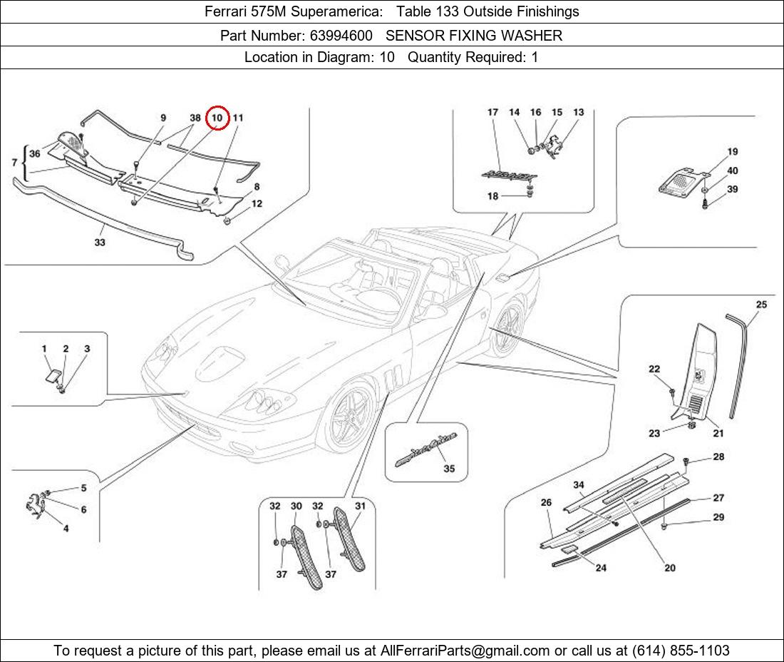 Ferrari Part 63994600