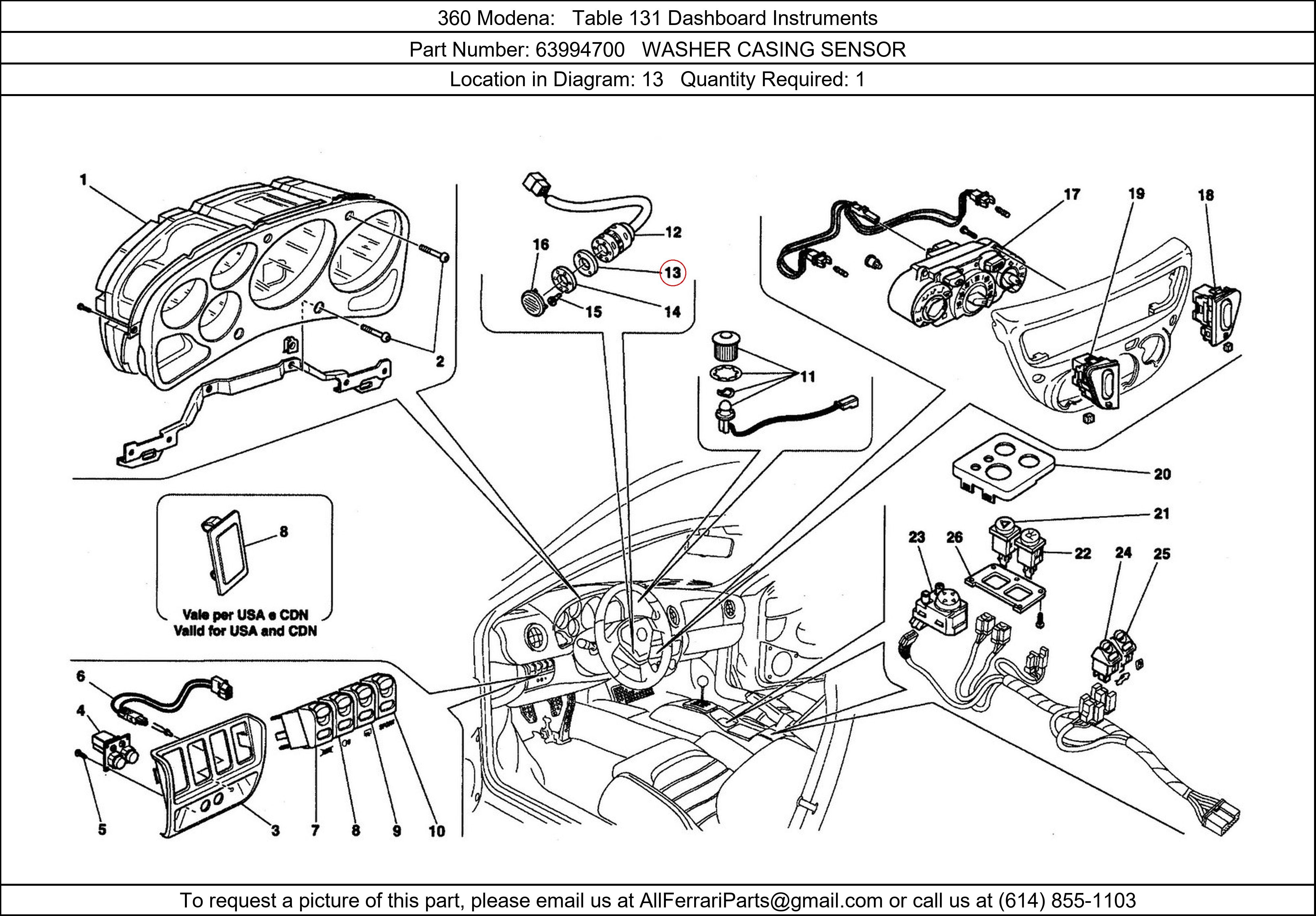 Ferrari Part 63994700