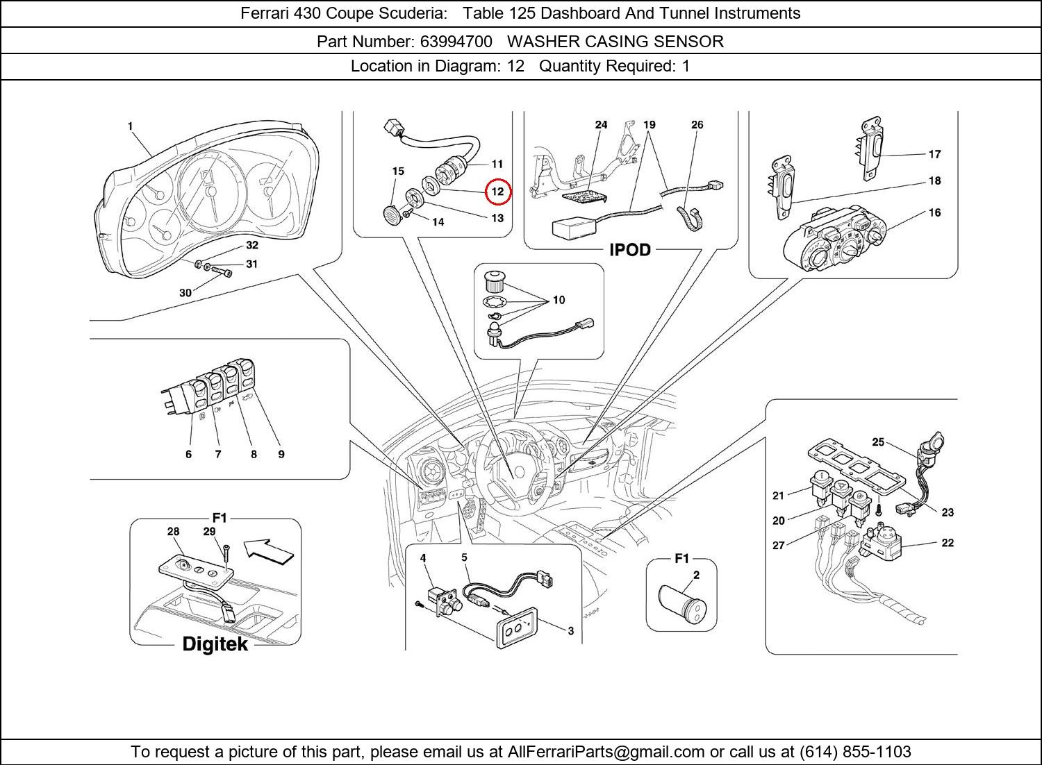 Ferrari Part 63994700