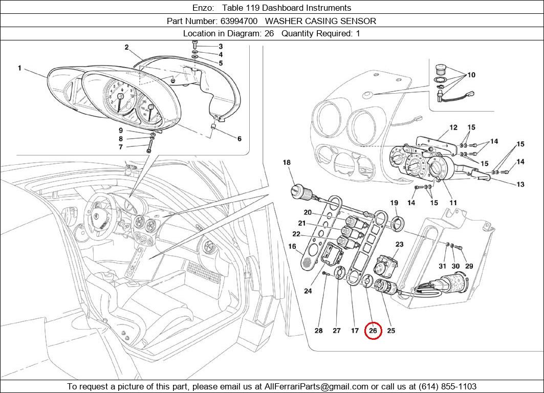 Ferrari Part 63994700